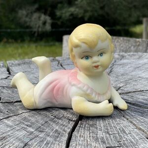 Vintage Piano Baby Figurine